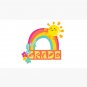 2nd Grade Happy Rainbow Cap