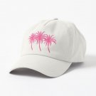 3 Pink Coconut Palm Trees Cap