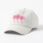 3 Pink Coconut Palm Trees Cap