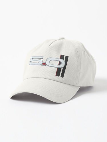 5.0 V8 GT Mustang racing stripes S550 Cap