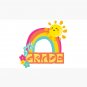 5th Grade Happy Rainbow Cap