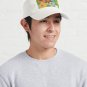 70s Floral Blue Cap