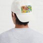 70s Floral Blue Cap