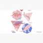 90's Dinosaur Pattern - Rose Quartz and Serenity version Cap