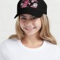 1960's Retro Flowers in Pink and White - Mod Abstract Cap