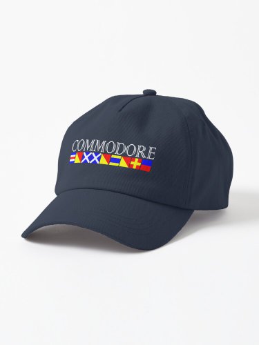 A Commodore Design Title in Nautical Signal Flags Cap
