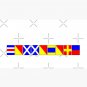 A Commodore Design Title in Nautical Signal Flags Cap