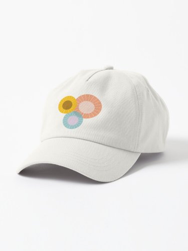Abstract Floral Pattern Cap
