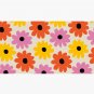 Abstract flowers pattern 80s style Cap