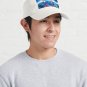 Abstract funky blue rivers Cap