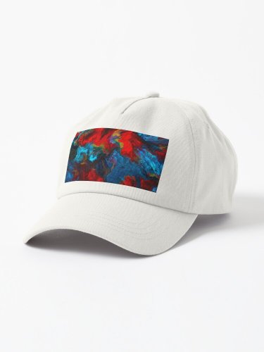 Abstract Funky Sky Colours  Cap