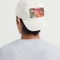 Abstract intuitive face and flowers Cap