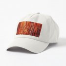 Abstract Orange Stripes Cap