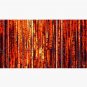 Abstract Orange Stripes Cap