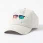 Abstract Polygon Multi Color Cubism Low Poly Triangle Pride  LGBT Design Cap