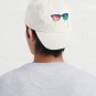 Abstract Polygon Multi Color Cubism Low Poly Triangle Pride  LGBT Design Cap