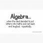 Algebra Maths Cap