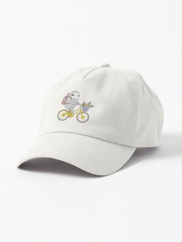 Biking Sloth  Cap