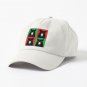BLACK BEAR ON RED & GREEN Cap