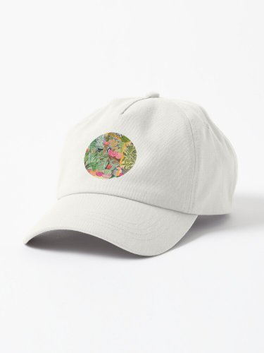 Black cat in the garden Cap