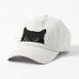 Black Cat Peeking  Cap