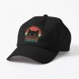 Black Cat Watching Sunset Vintage Cap