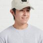 Black Cat White Hands Peeking Cap