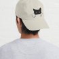 Black Cat White Hands Peeking Cap