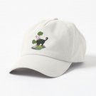 Black Cat with Lotus Flower Cap