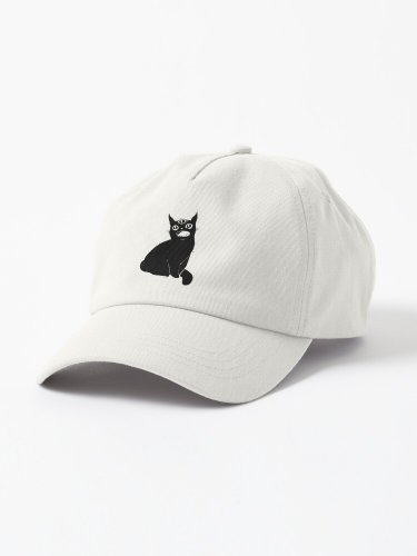 Black Cat With Third Eye Cap