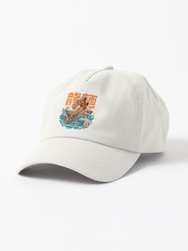 Black Great Ramen Dragon off Kanagawa Cap