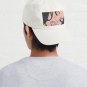 Black Hair Crying Comic Girl Cap