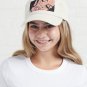 Black Hair Crying Comic Girl Cap