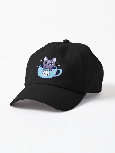 Black Magic Tea  Coffee Cat  Nikury Cap