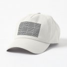 BLACK WHITE HOUNDSTOOTH CHECKERS PATTERN Cap