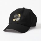 Black Yellow Gold Geometric Cap