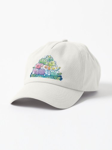 Blooming Piggy Pile in Blue Cap