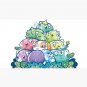 Blooming Piggy Pile in Blue Cap