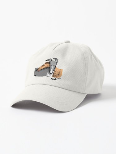 Blue and Brindle headrest Cap