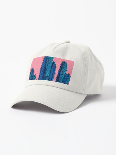 Blue Cactus Cap