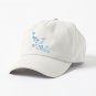 blue forget me not  watercolor painting  Cap