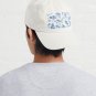 blue forget me not pattern watercolor  Cap