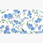 blue forget me not pattern watercolor  Cap