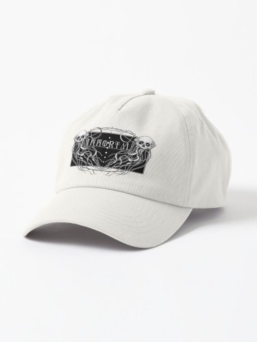 blue forget me not pattern watercolor  Cap