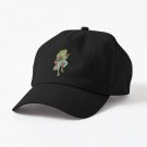 Cottagecore Emo Froggy Banjo Player Goblincore Toad in Farmer Costume on Mushroom Toadstool Cap