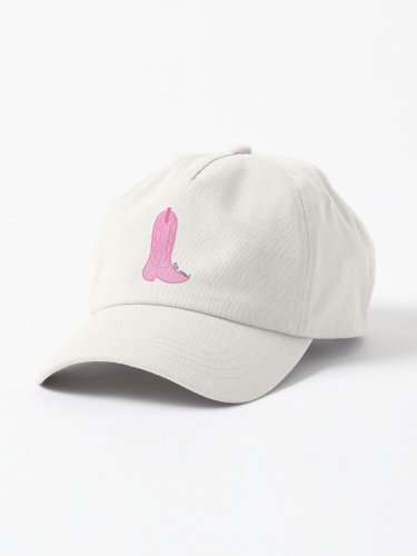 cowgirl boot pink Cap