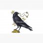 Crow with golden eye Cap
