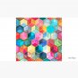 Crystal Bohemian Honeycomb Cubes - colorful hexagon pattern Cap