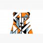 Cubist Bear Face Cap