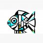 Cubist Fish Cap
